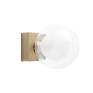 Plafonnier Logos-2 blanc 2xE27 20w - Luminaire salle de bain Faro