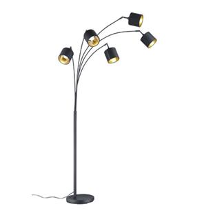 Lampadaire Arc LED Dimmable, 18W Lampe sur pied moderne en métal