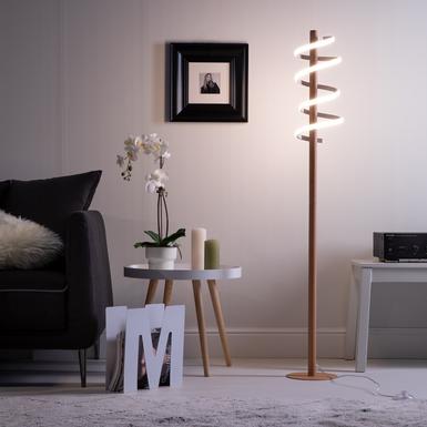 Lampadaire led Lo Select Vortex Beige Métal D071F1A