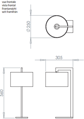 Lampe Design 4540+4093 Ravello Astro Ravello Chrome Métal 4540+4093