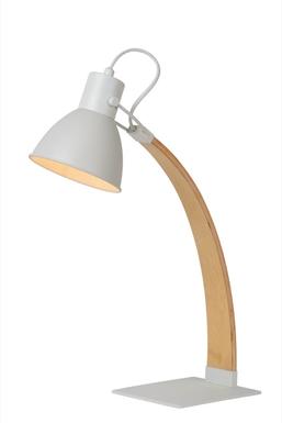 Lampe Design Lucide Blanc 01 Bois 03613 01 31 Lampes De Bureau Chez Luminaires Online